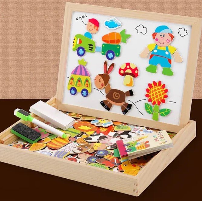 Educreate - Magnetic Double -Side -Side -Set -Board -Set