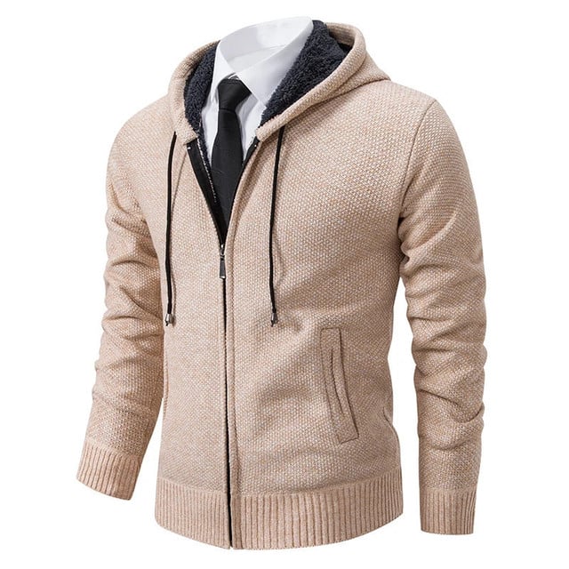 Thorsten – Einfache Strickjacke aus New Jersey