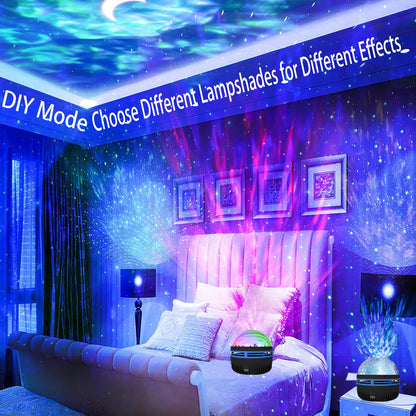 2 in 1 Projector for Northern Lights and Ocean Waves