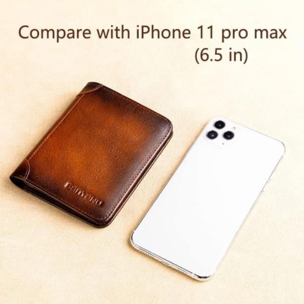 Multifunctional RFID-Blocking Leather Wallet