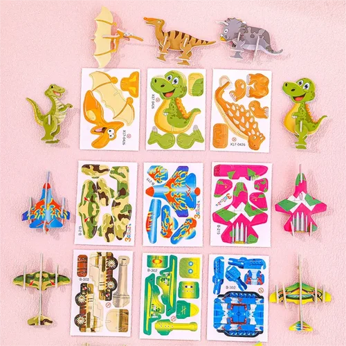 Educatieve 3D Cartoon Puzzel