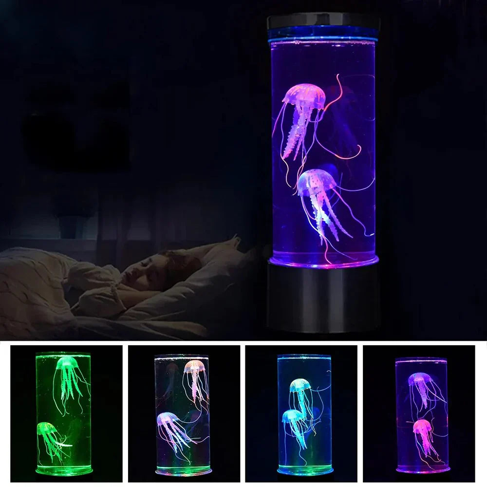 LED Kwallen Lava Lamp - OceanGlow