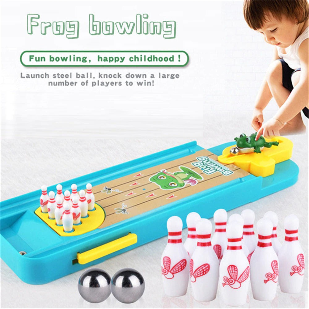 Minibowlingb ™ Frosch Bowling für Kinder