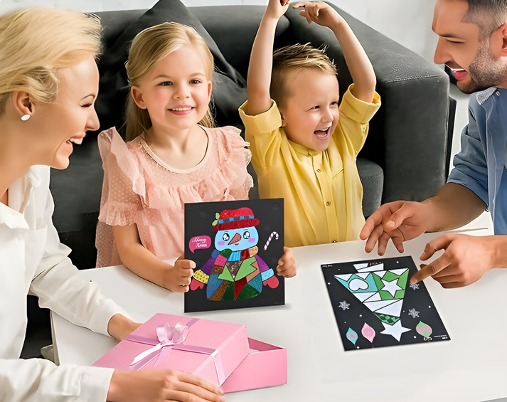 DIY - Buntes Kunstkit für Kinder verfolgt für Kinder