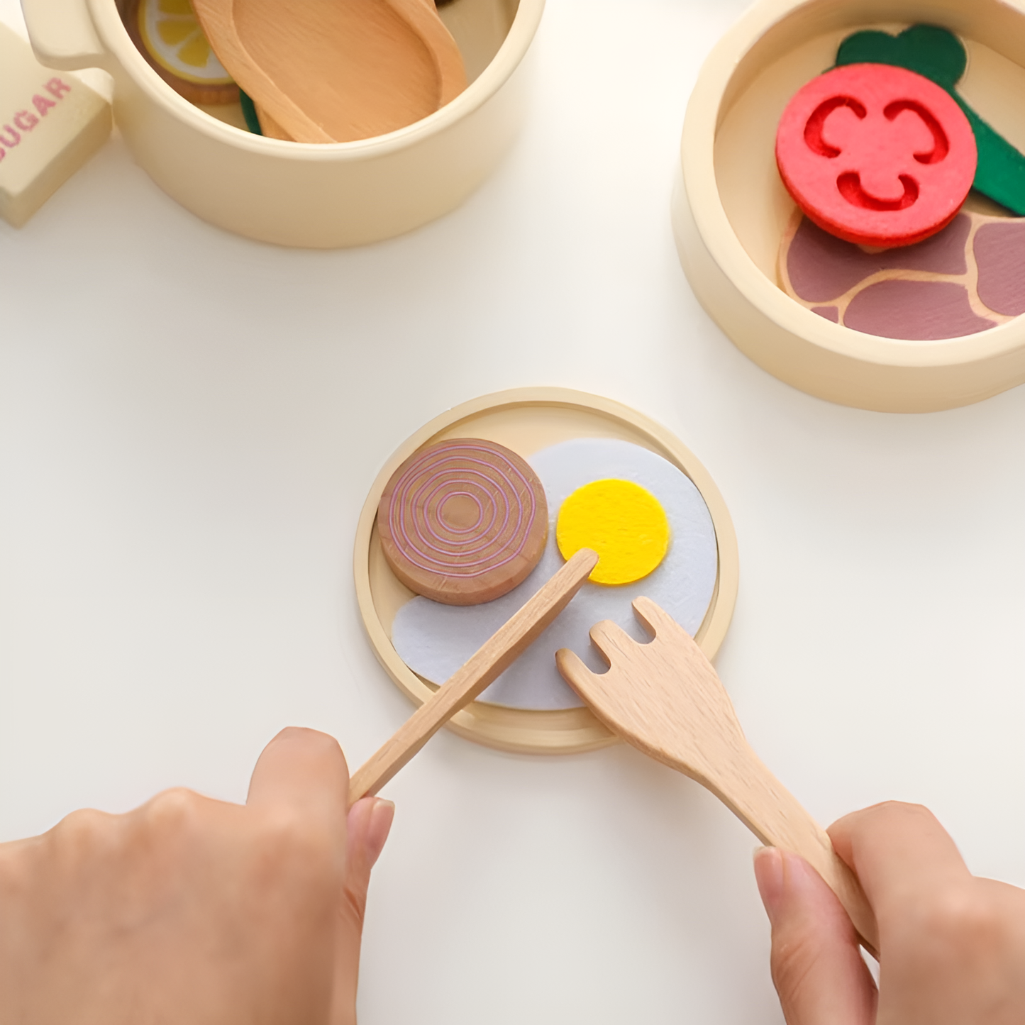 Montessori Holzspielzeug Küche