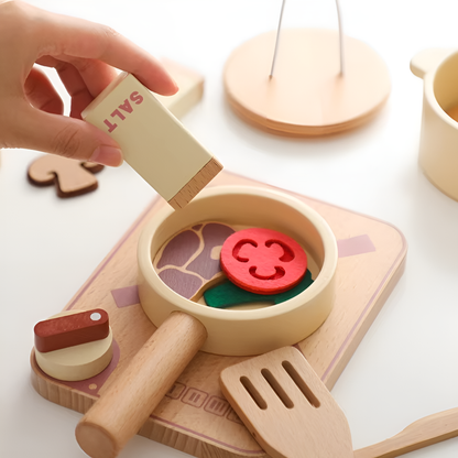 Montessori Holzspielzeug Küche