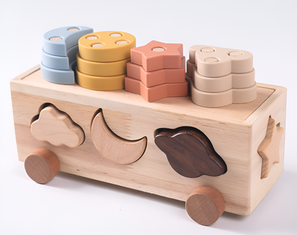 Montessori Silikone Stablelegetøj