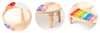 Montessori Træ Trommesæt