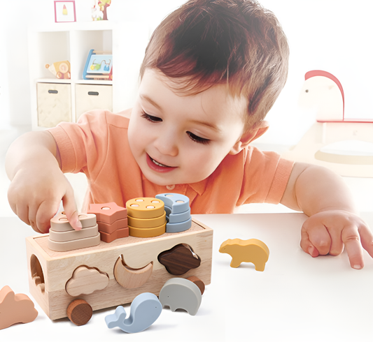Montessori Silikone Stablelegetøj