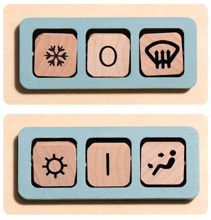 Montessori Bil Busy Board