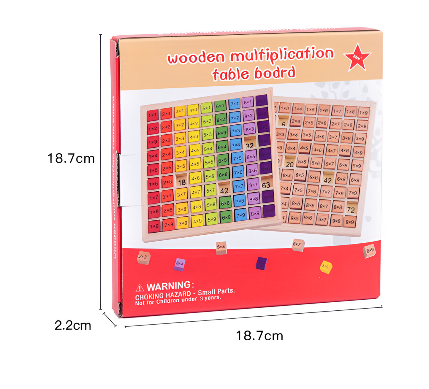 Montessori Uddannelses Matematik Tavle
