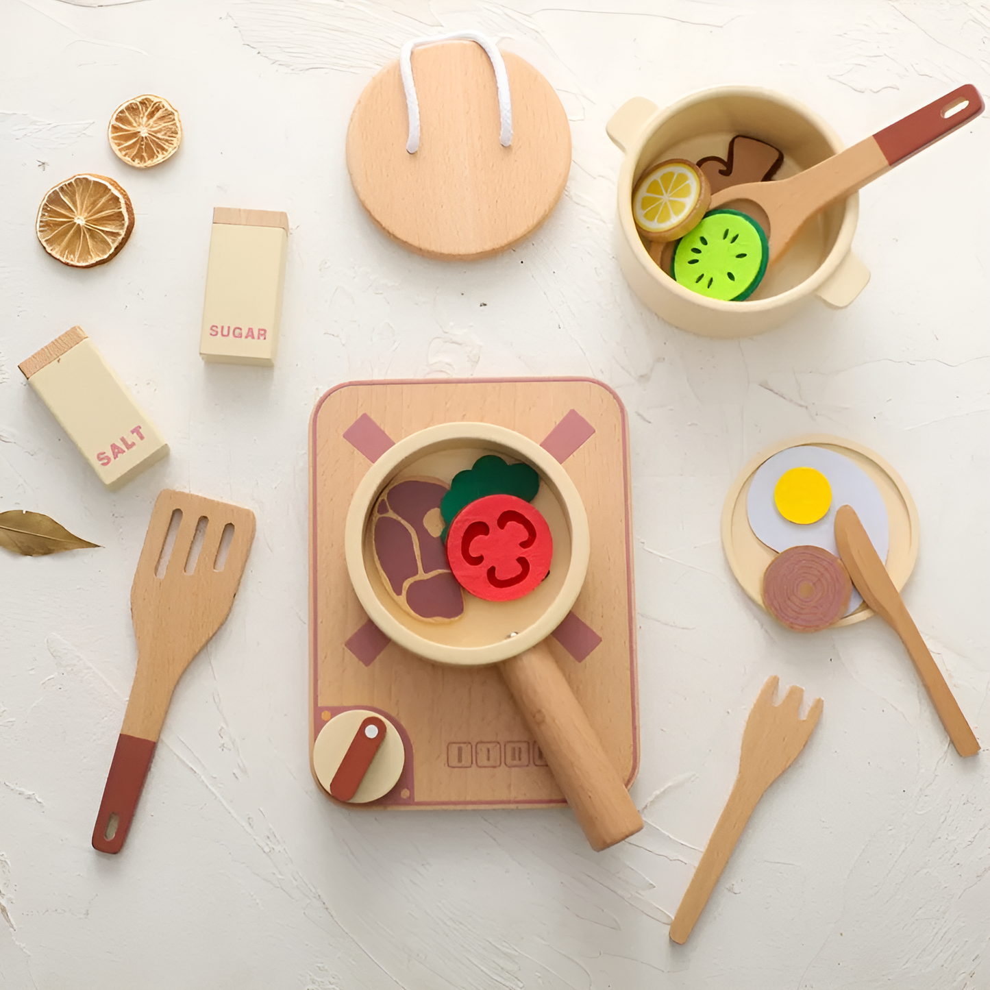 Montessori Holzspielzeug Küche