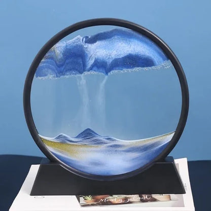 3D Hourglass Deep Sea Sand Landscape