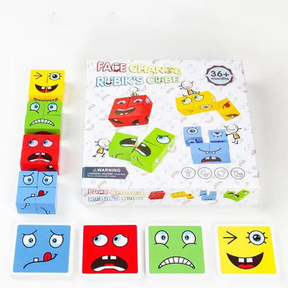 CubePuzzle - 3D Puzzle with Face-Changing Magic Cube