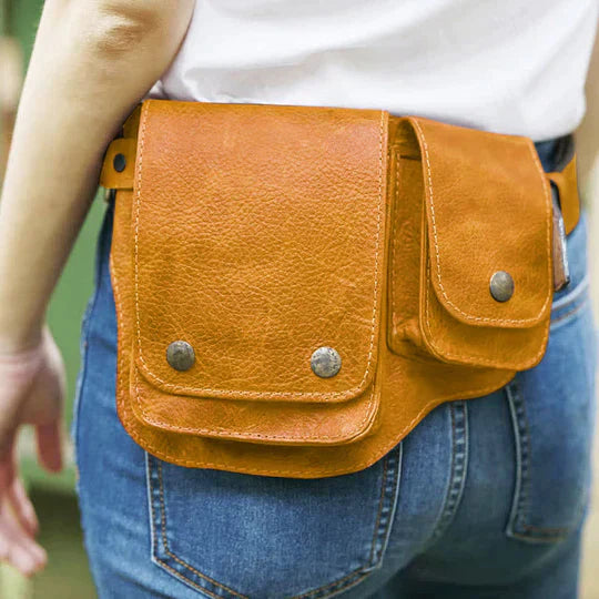 Borsa da cintura in pelle