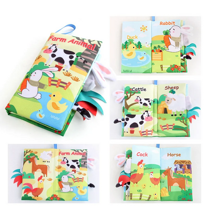 Soft Tail Book™ – Soft Tail Fun - Sensory Animals Baby Booklet