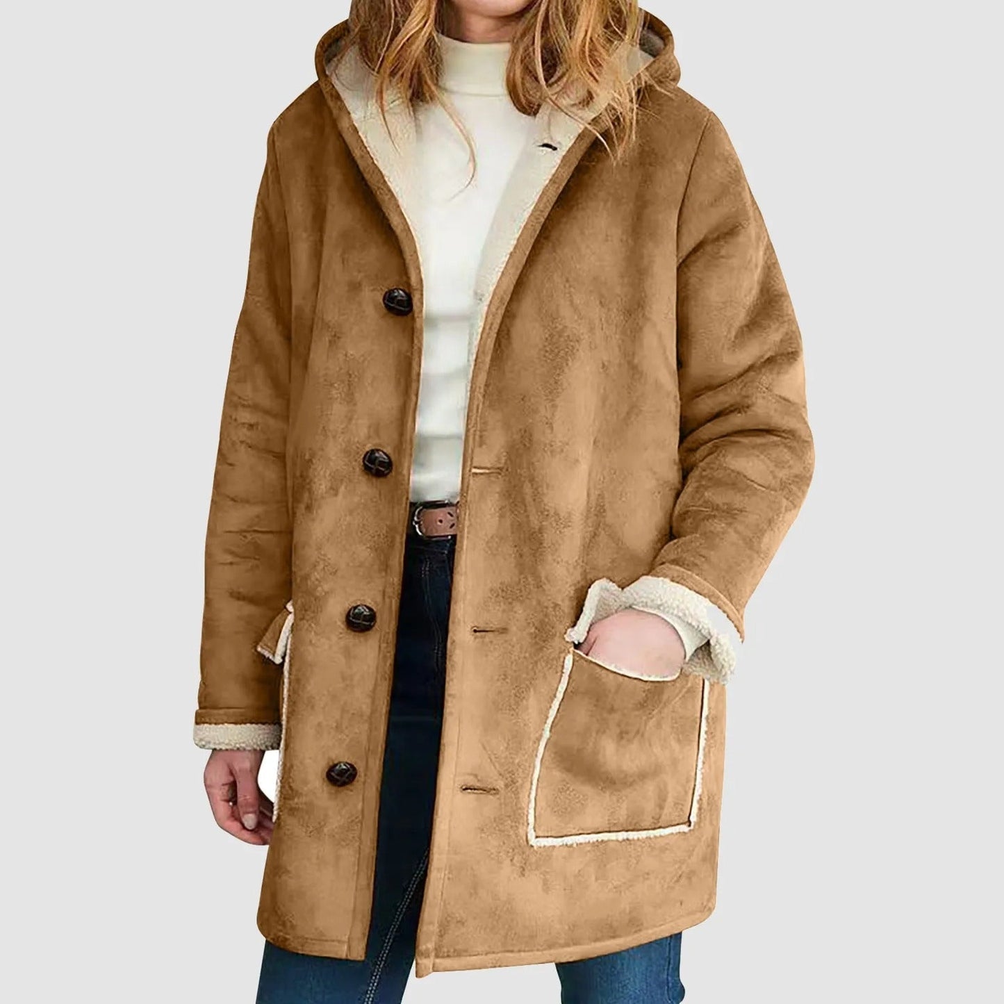 Yulia – Winter Warmer Fleece Coat