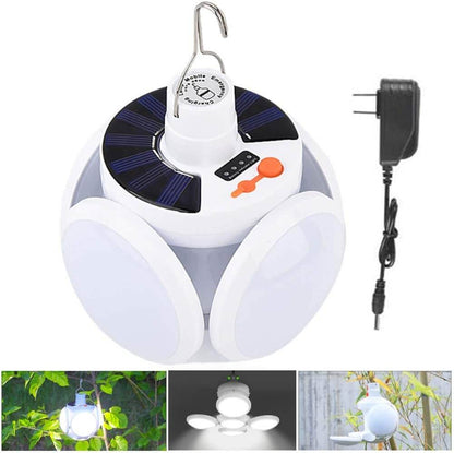 Opvouwbare 2-In-1 Zonne Lamp