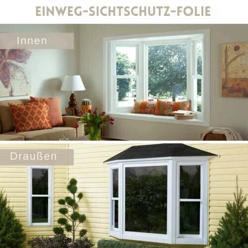 CrystalCover™ - Datenschutz, Sonnenschutz, UV-reflektierende Fensterfolie
