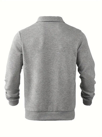 Baldrick – Geometric Design Vintage Zip-Up Sweater