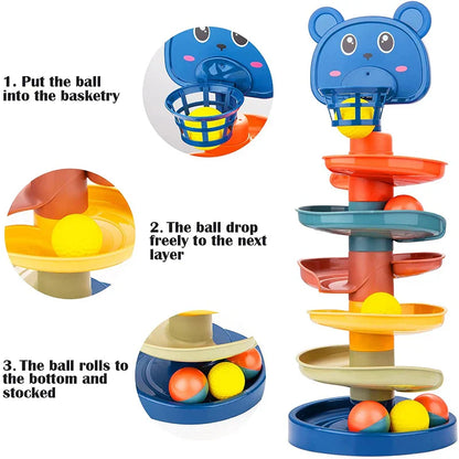 BambinoBoost™ slide and stacking play set - toy slide