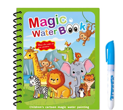 Montessori Libro da Disegnare e Colorare con Acqua