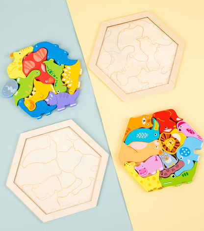 Montessori 3D Wooden Puzzle