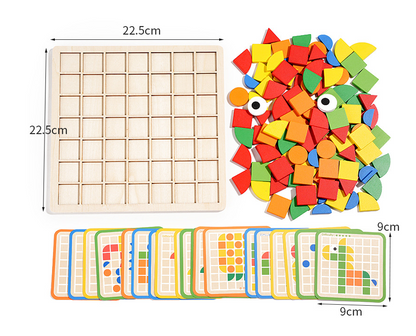 Puzzle di Riconoscimento dei Modelli Montessori