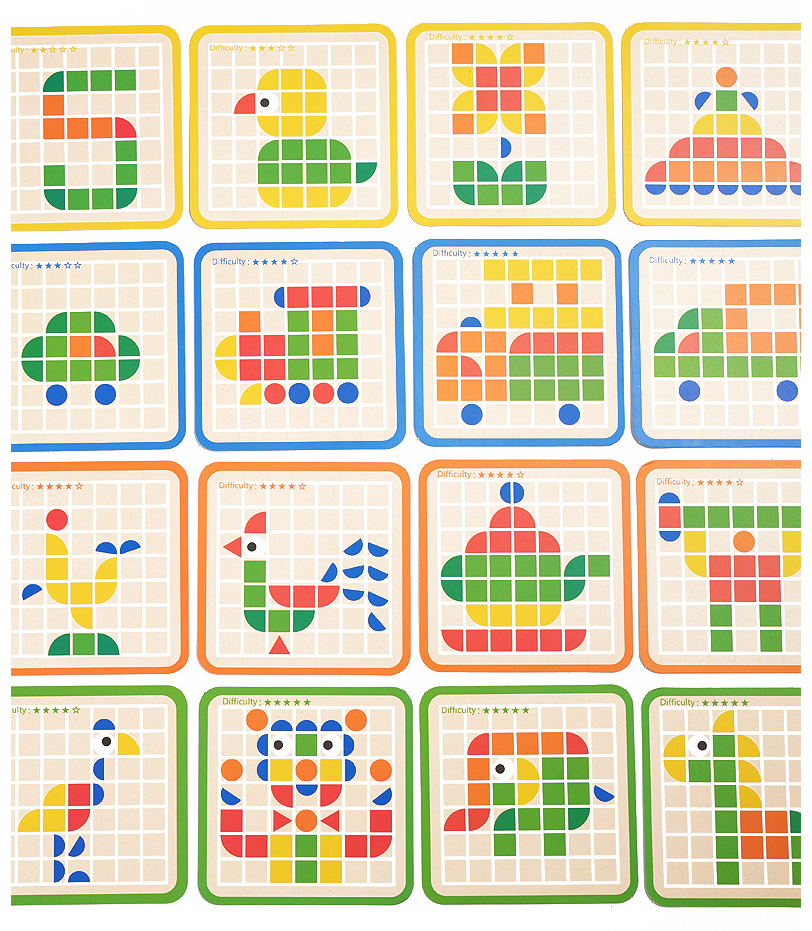 Puzzle di Riconoscimento dei Modelli Montessori