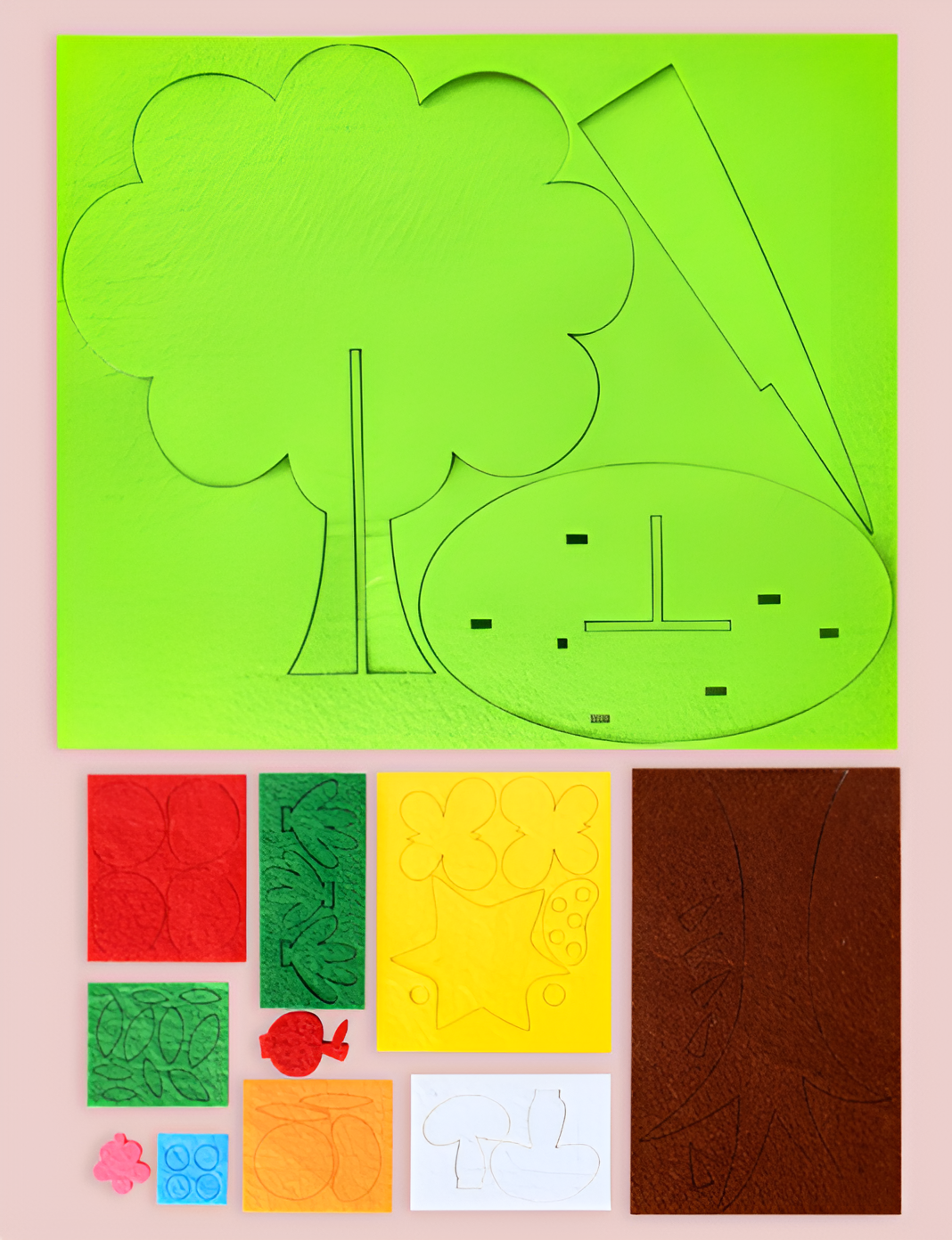 Montessori Sæsoner Filttree Kit