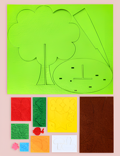 Montessori Sæsoner Filttree Kit