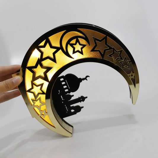 Festlig Måneformet LED Lampe - LunarShine