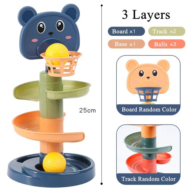 BambinoBoost™ slide and stacking play set - toy slide