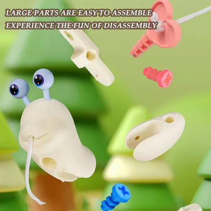 Snail Toy™ - Snail on the go - Walking rope toy