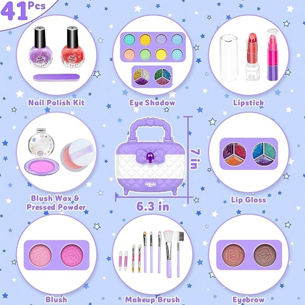 GlamKind™ - Veilige Make-up Set voor Kinderen