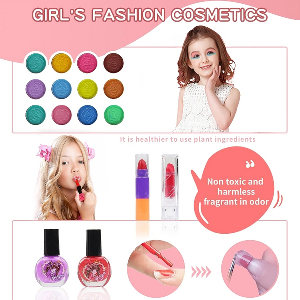 GlamKind™ - Veilige Make-up Set voor Kinderen