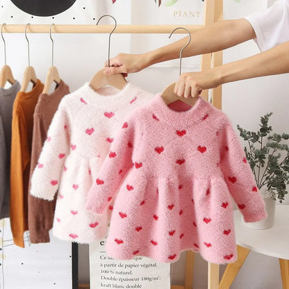 Mini Fashion™ - Schön und Warm - Fleece Kleid