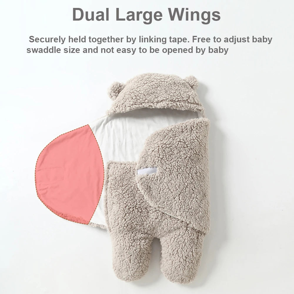 Cuddly Bear ™ - Babyindpakning Sea for varme og komfort