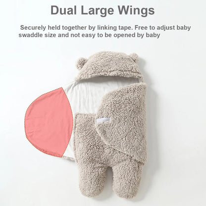 Cuddly Bear ™ - Babyindpakning Sea for varme og komfort