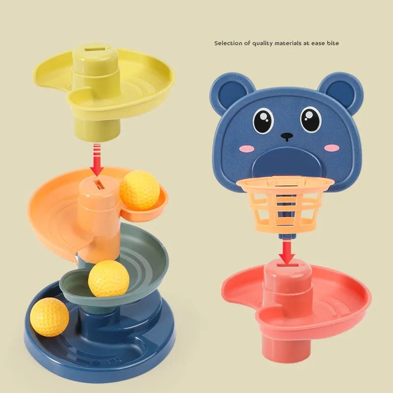 BambinoBoost™ slide and stacking play set - toy slide