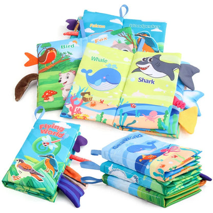 Soft Tail Book™ – Soft Tail Fun - Sensory Animals Baby Booklet