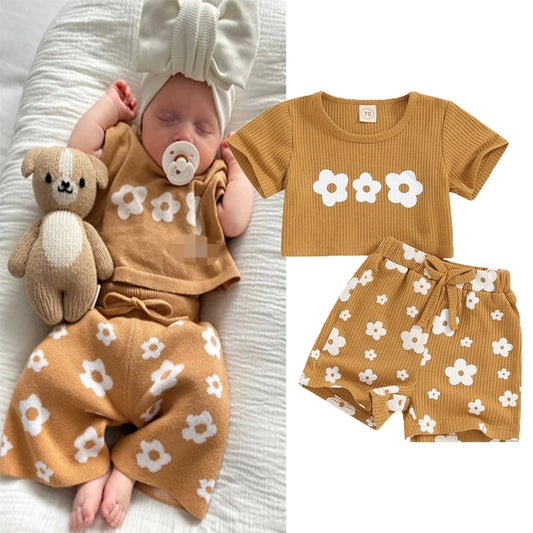 SchattigStijl™ - Stijlvol & Comfortabel Baby Meisje Set