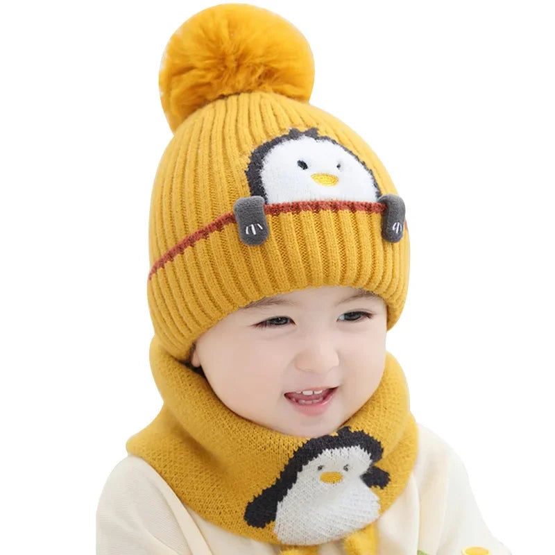 PinguinCouture™ -  Kinder Hoed & Sjaal