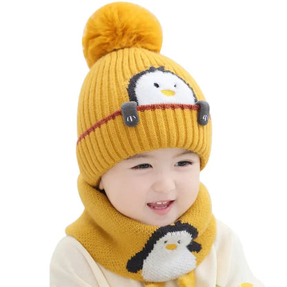 PinguinCouture™ -  Kinder Hoed & Sjaal