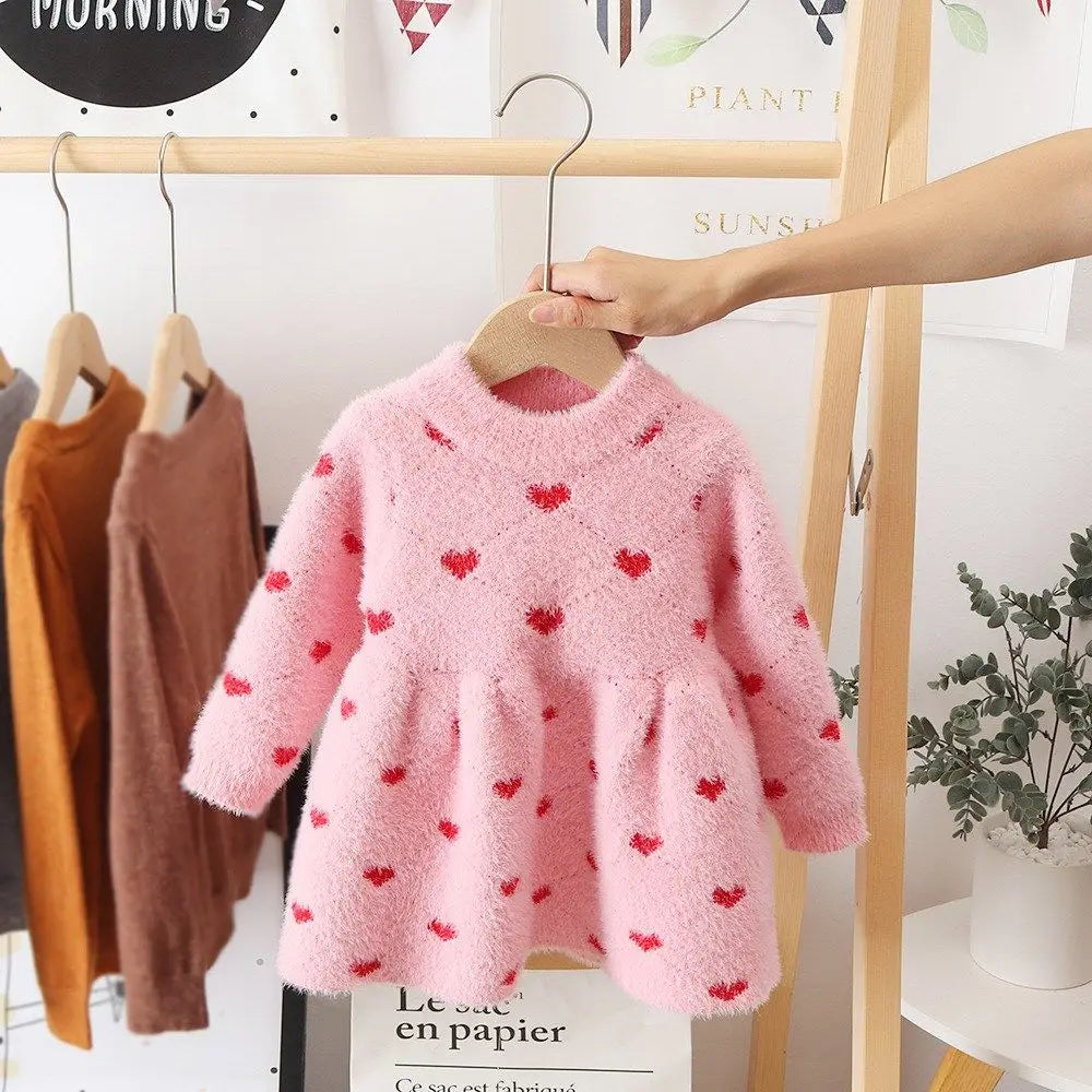 Mini Fashion™ - Schön und Warm - Fleece Kleid