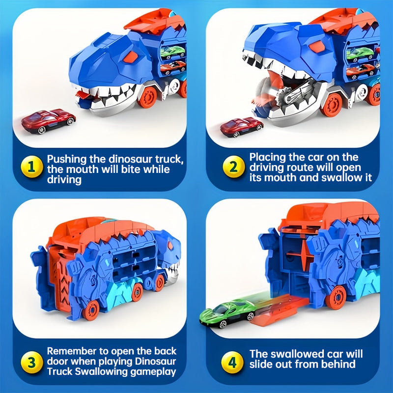 RuiterRex™ - Dinosaurus Transport met opklapbare oprijplaat