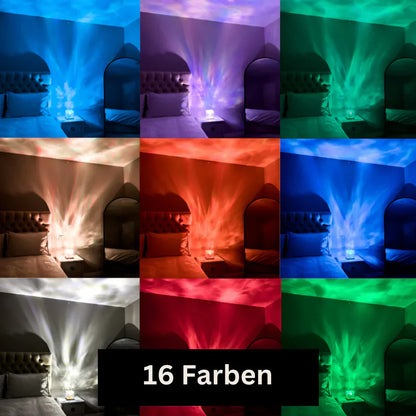 Noorderlicht Lamp met 16 Kleuren - AuroraGlow