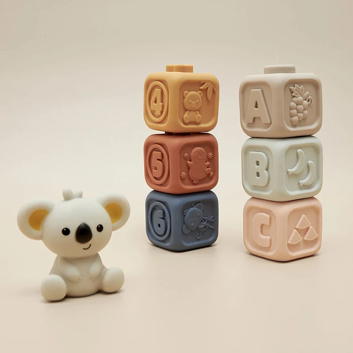 CuddleCubes™ - Bijtring Speelgoed voor Baby's