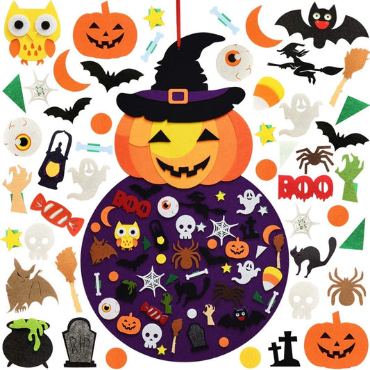 Montessori DIY Halloween Græskarheks