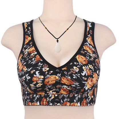 Comfortable Bra with Front Fastening for Women